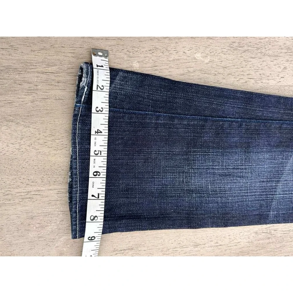 Rock & Republic Womens Bootcut Jeans Dark Wash Low Rise Blue Denim Size 28x34